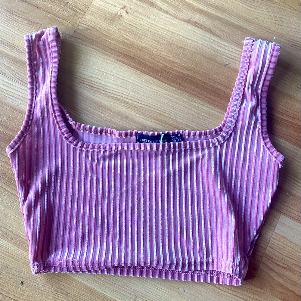 Pink Pretty Little Things Crop Top